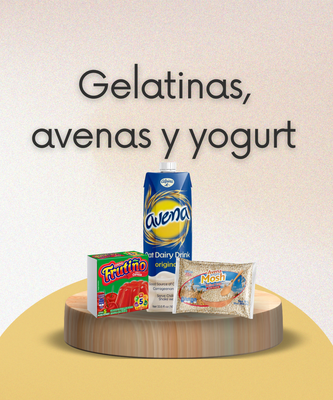 Gelatinas, Avenas Y Yogur