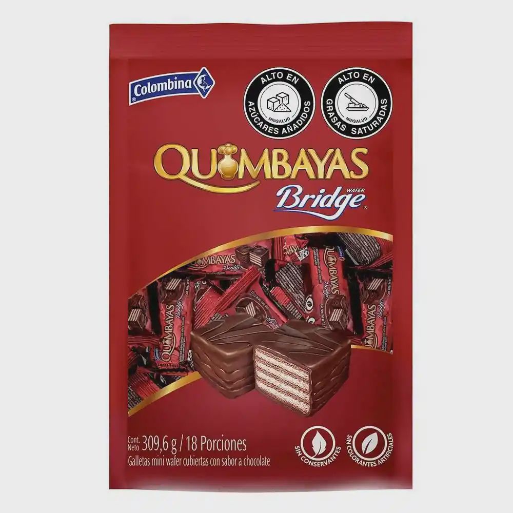 Quimbayas Wafer Bridge 18 Porciones 309 g