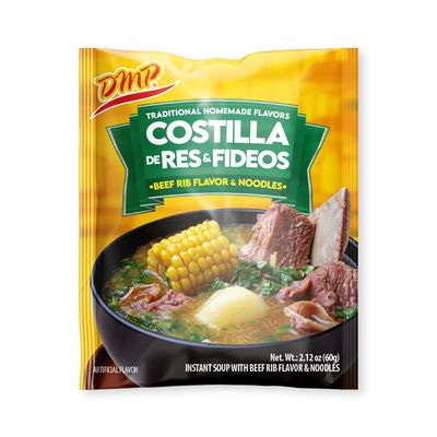 Sopa de Costilla de Res y Fideos  60g DMP