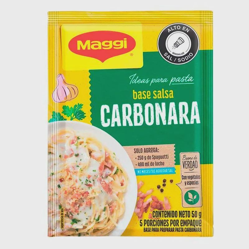 Base salsa Carbonara Maggi 50g