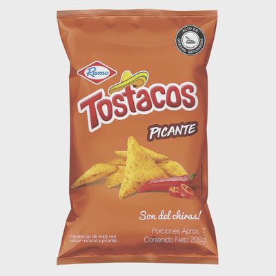 Tostacos Picante Familiar 200g Unidad
