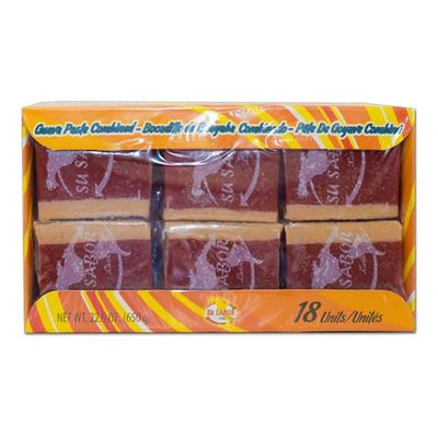 Guava Snack Combo 18 units 650 g Its Flavor