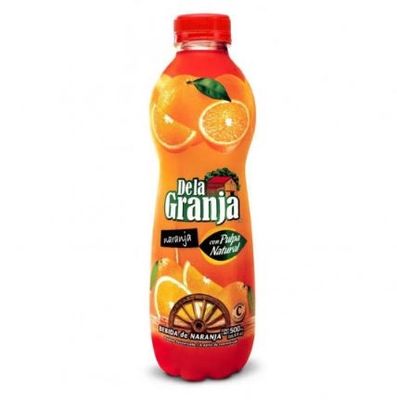 Jugo de naranja con pulpa 16.9 oz De La Granja