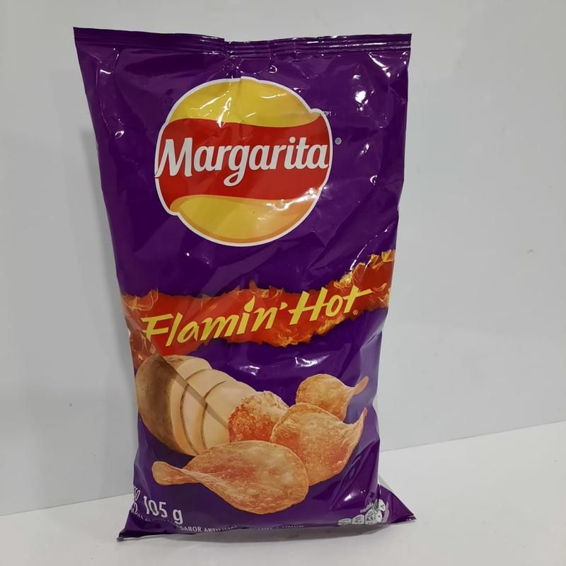 Papas Margarita Flamin Hot (Morado) 105g