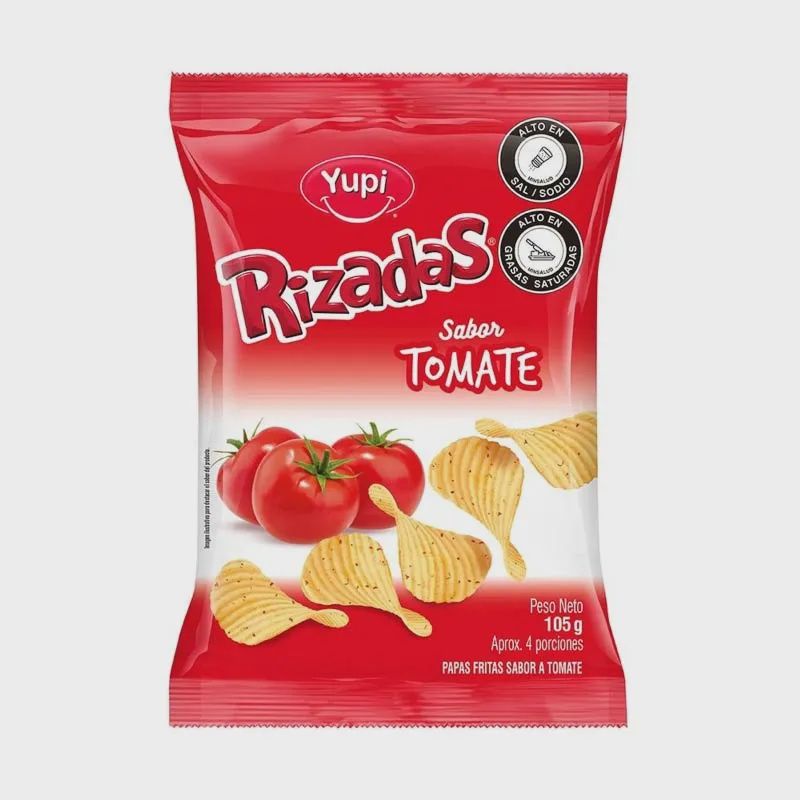 Papa Rizadas Tomate 105g yupi