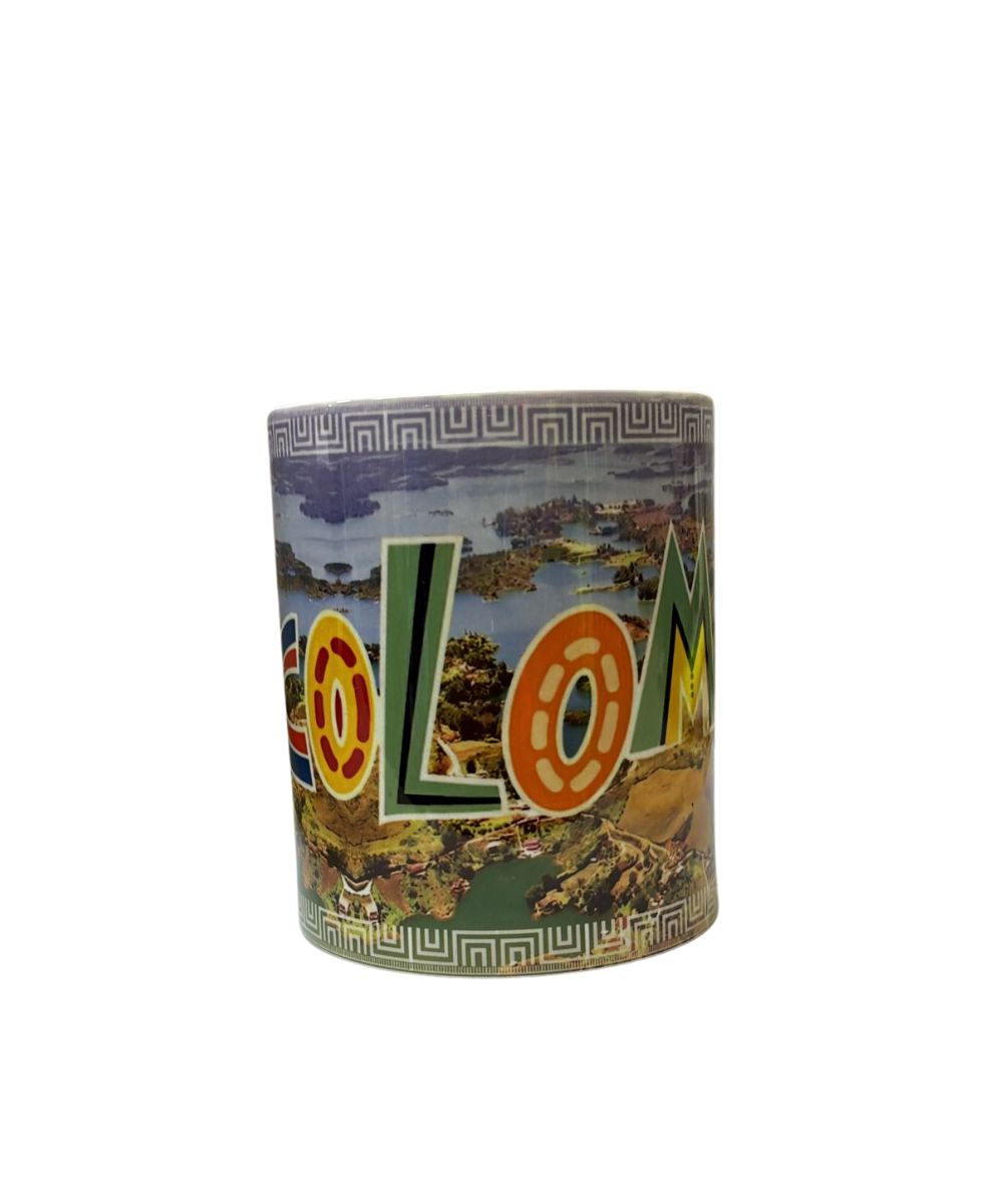 Taza Mug Colombiana Artesania, Modelo: Paisaje