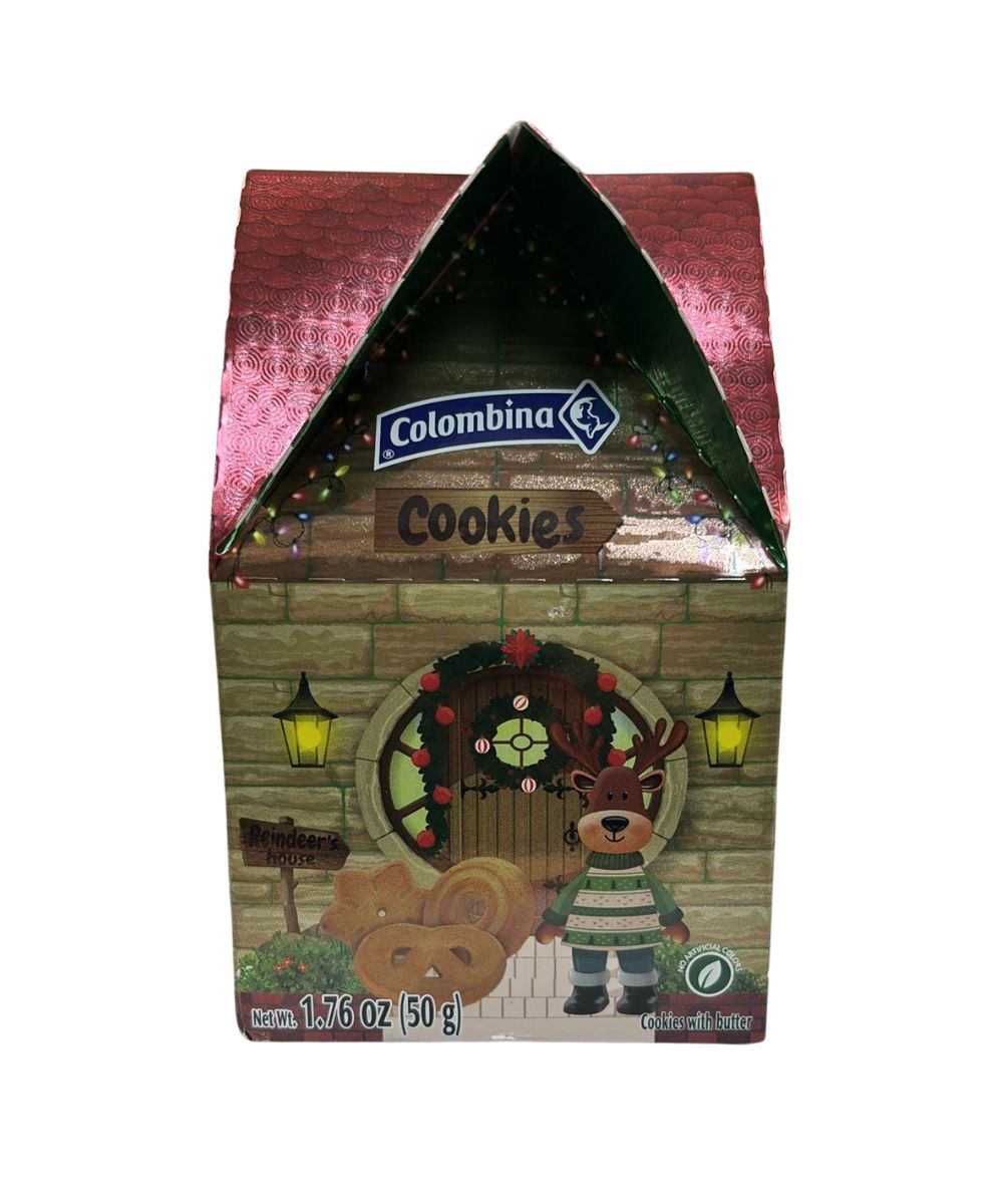 Chismas House Cookies Caja 50g Colombina
