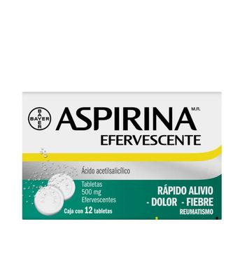 Aspirina Efervescente Unidad 500mg