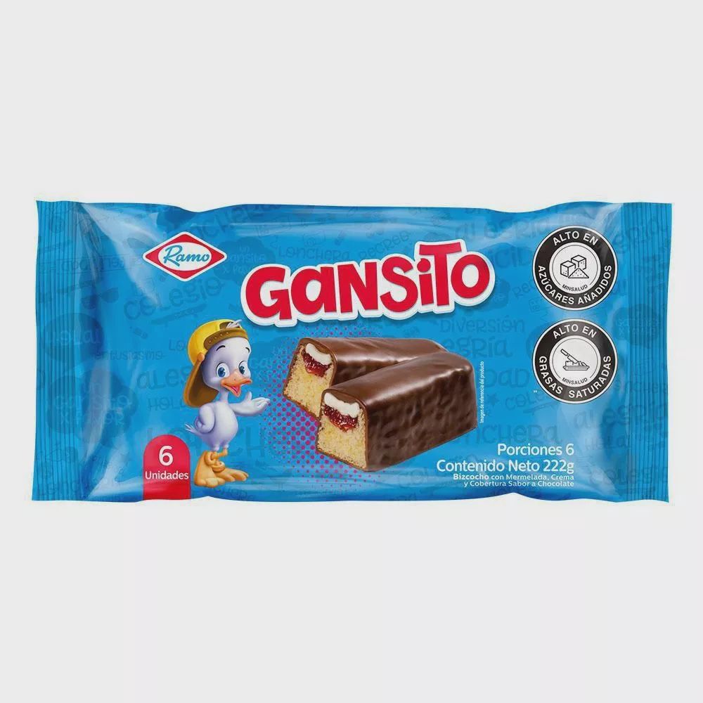 Gansito 37g Ramo, Size: 6 Pack 222g