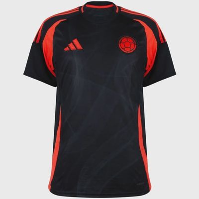 Colombia National Team 2024-2025 Black Away Jersey for Men.