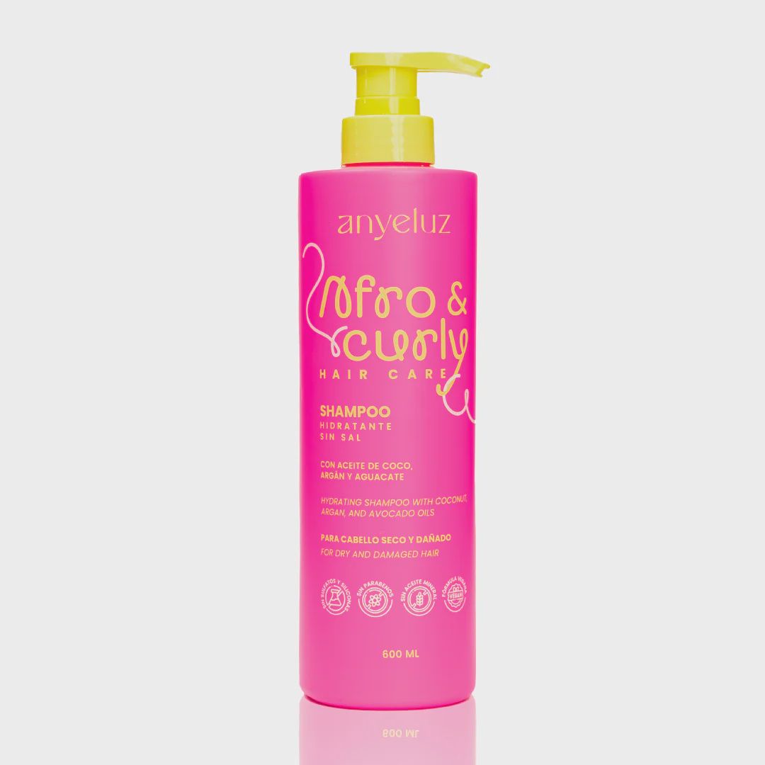 Afro &amp; Curly Shampoo 600ml Anyeluz