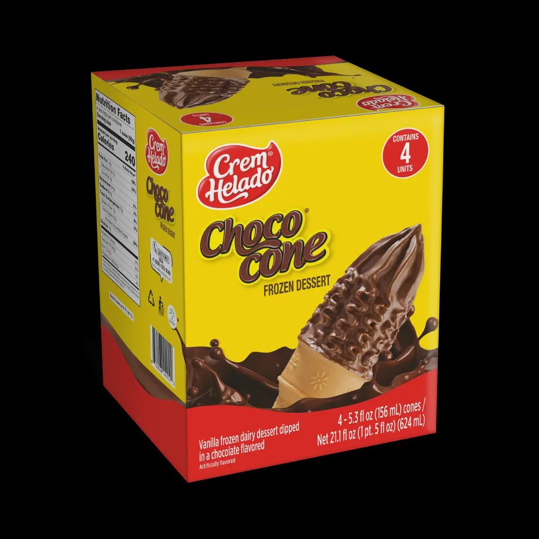 Chococone Crem Helado, Size: 4 pack
