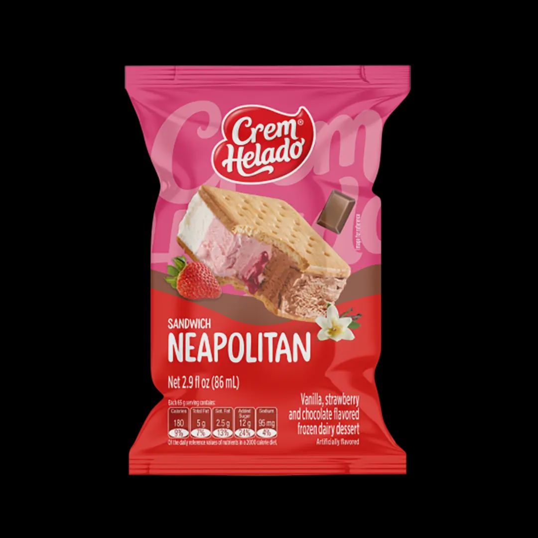Sandwich Neapolitan Crem Helado