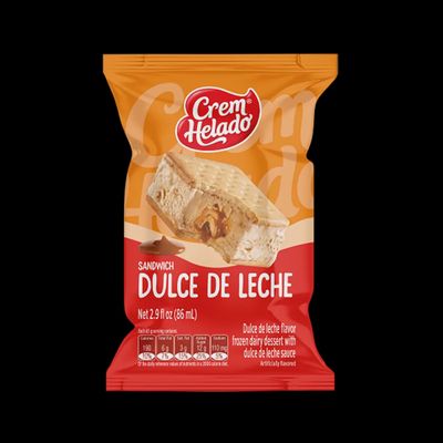 Sandwich Dulce De Leche Crem Helado