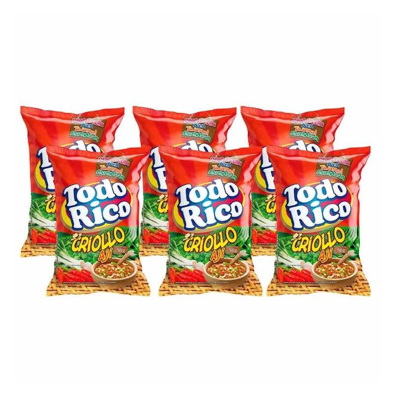 Todo Rico Criollo Aji 45g, Size: 8 Pack