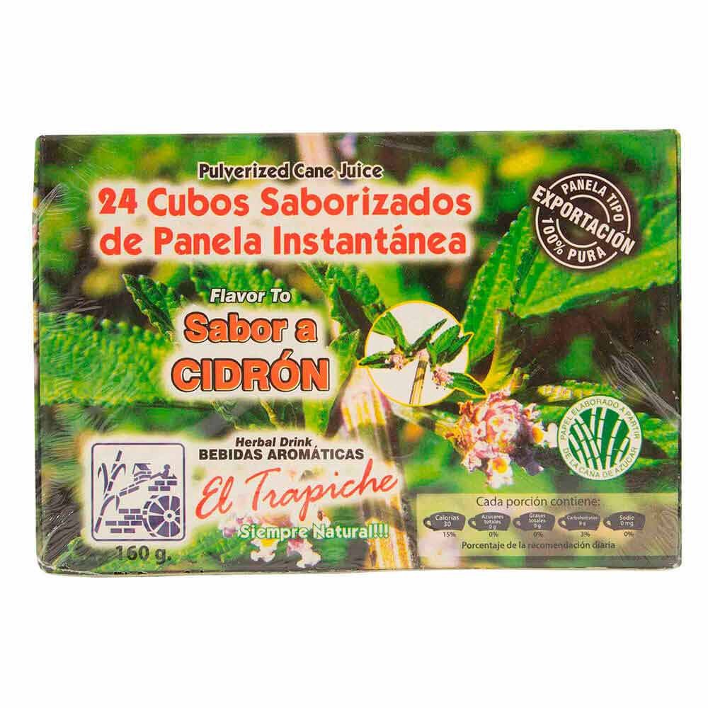 Panela instantánea 320g El Trapiche, Flavor: Cidron