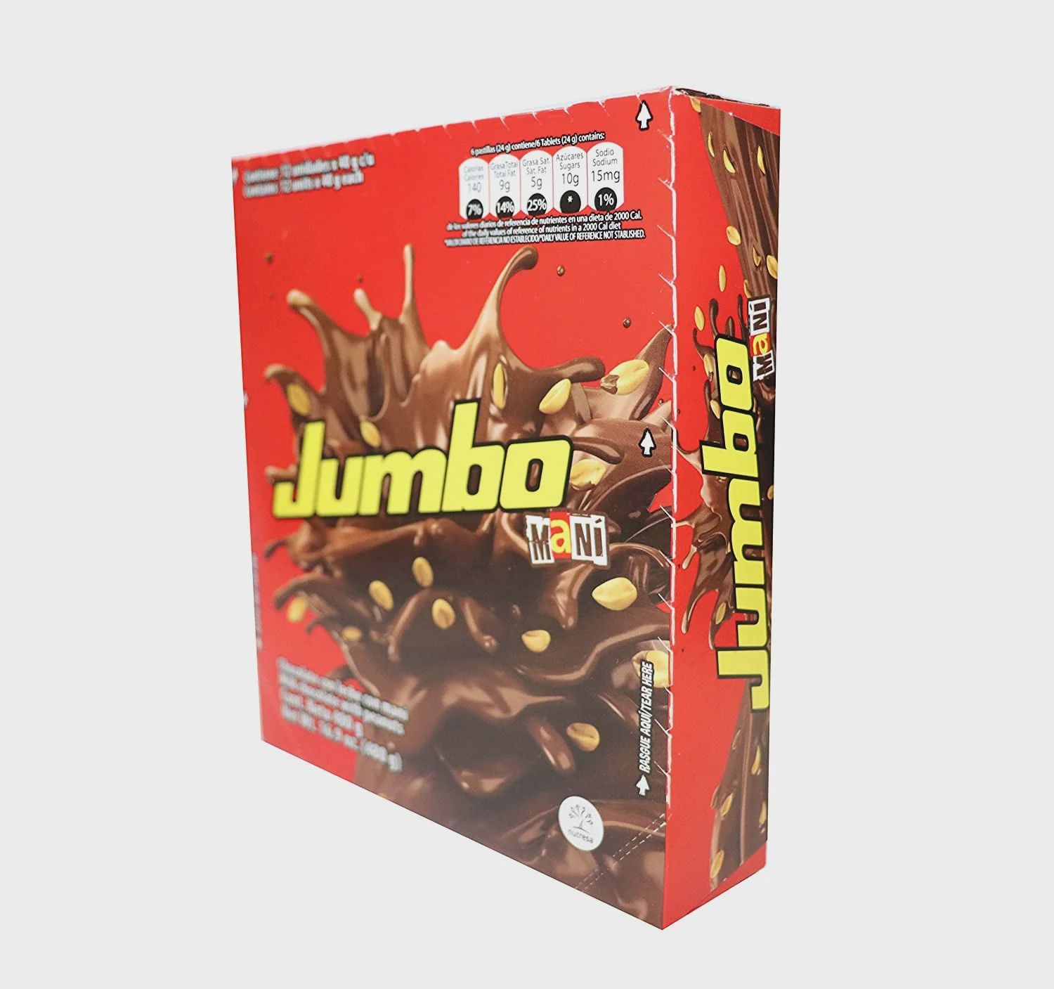 Jumbo Jet Mani 36g, Size: 12 Pack 420g