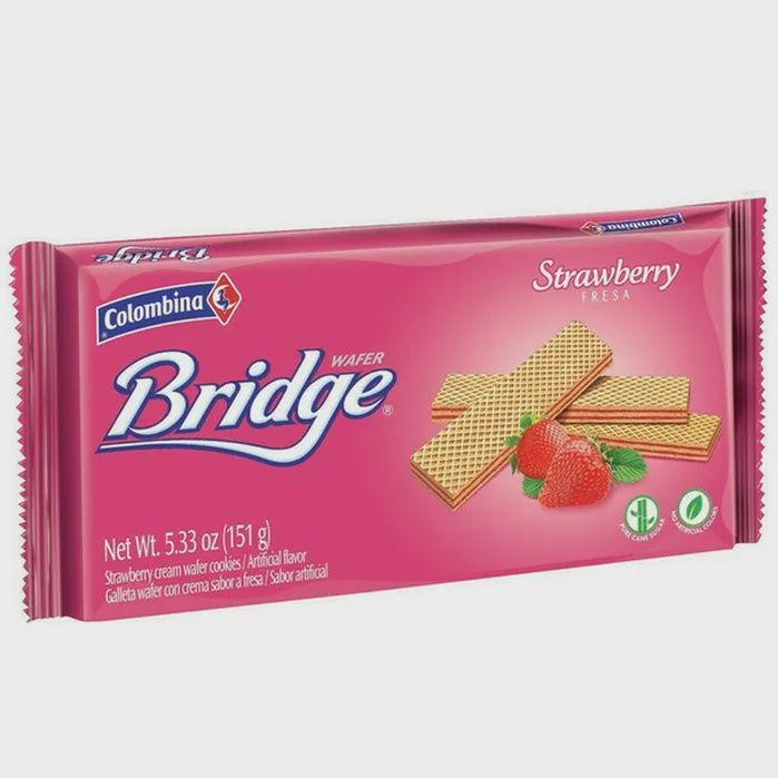 Bridge Wafer 5.33oz /151g, Flavor: Fresa