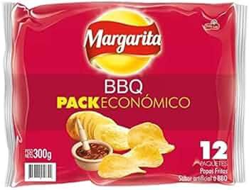 Papas BBQ 25g Margarita, Size: 12 Pack