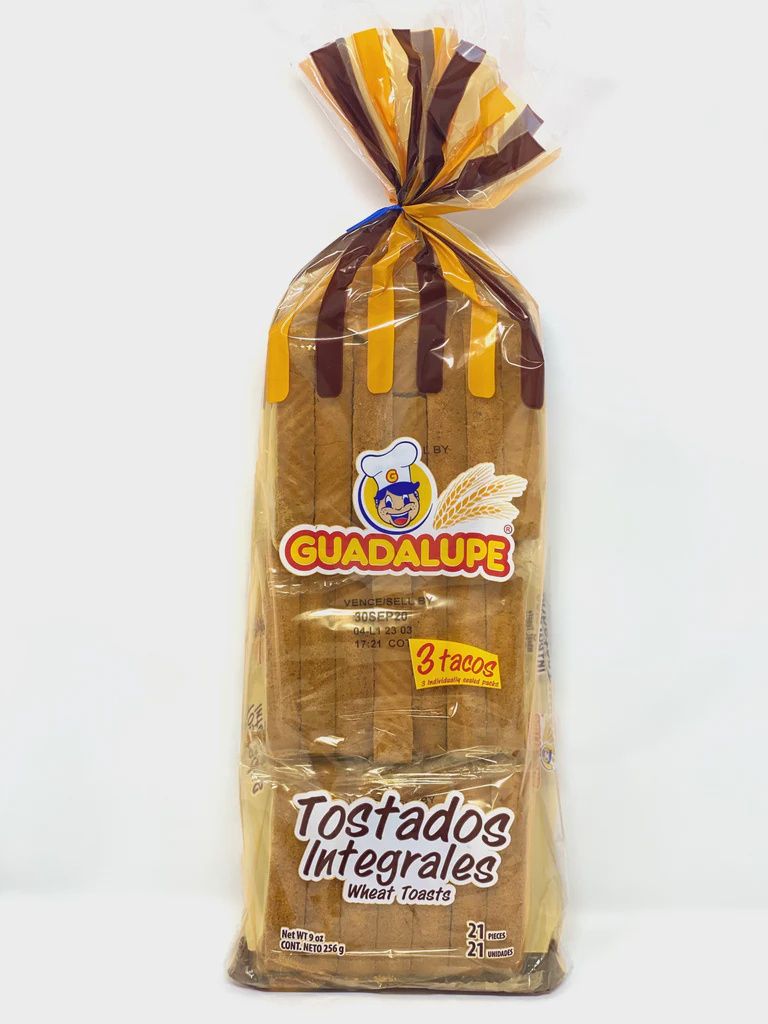 Tostadas 21 Rebanadas 256 g Guadalupe, Flavor: Integral