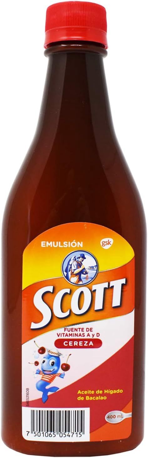 Emulsión de Scott, Flavor: Cereza 180ml