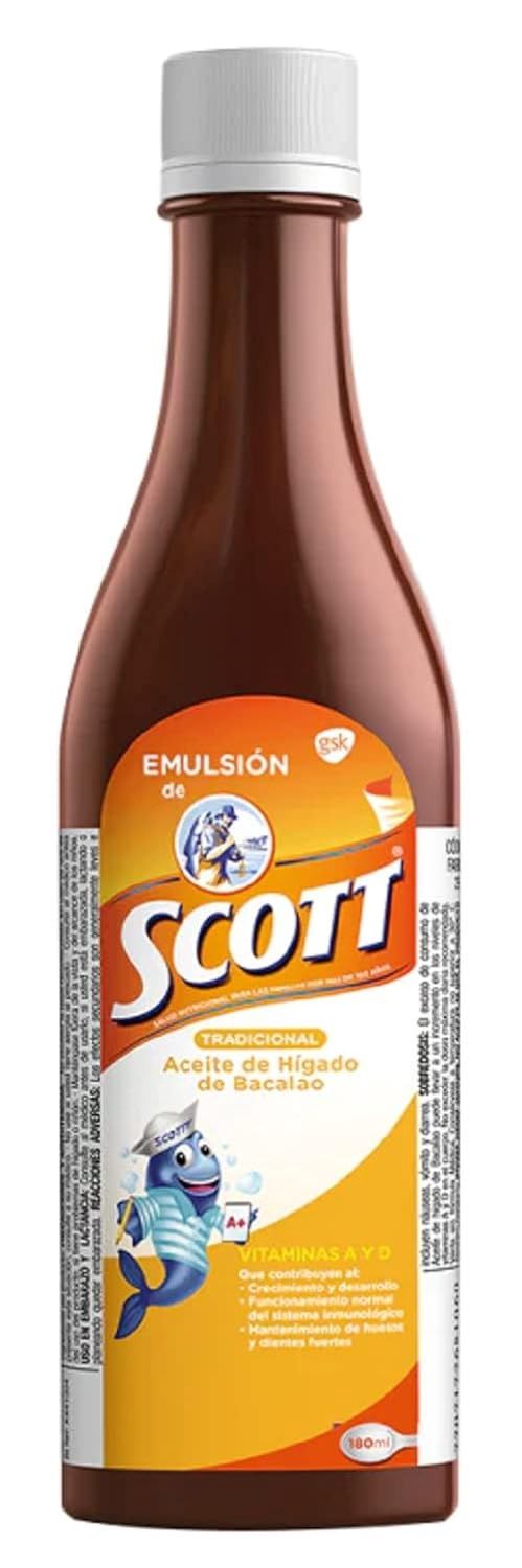 Emulsión de Scott 180ml, Flavor: Tradicional