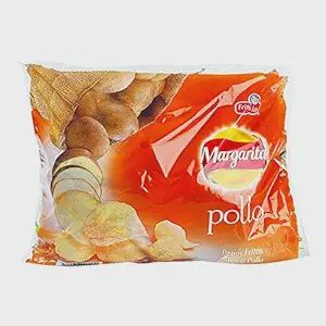 Papas Pollo 25g Margarita, Size: 12 Pack