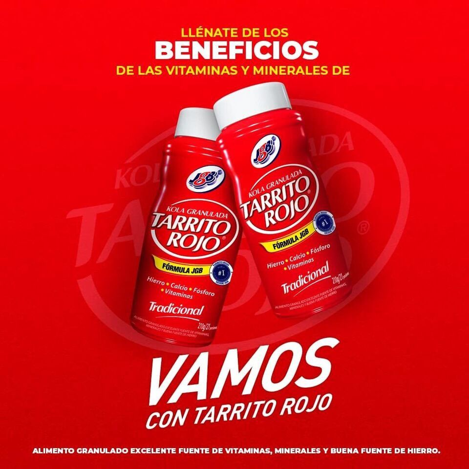 Kola Granulada Tarrito Rojo 330 g, Flavor: Tradicional