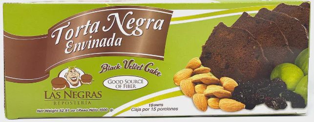 Torta Negra Envinada 100g Las Negras, Size: 15 Pack