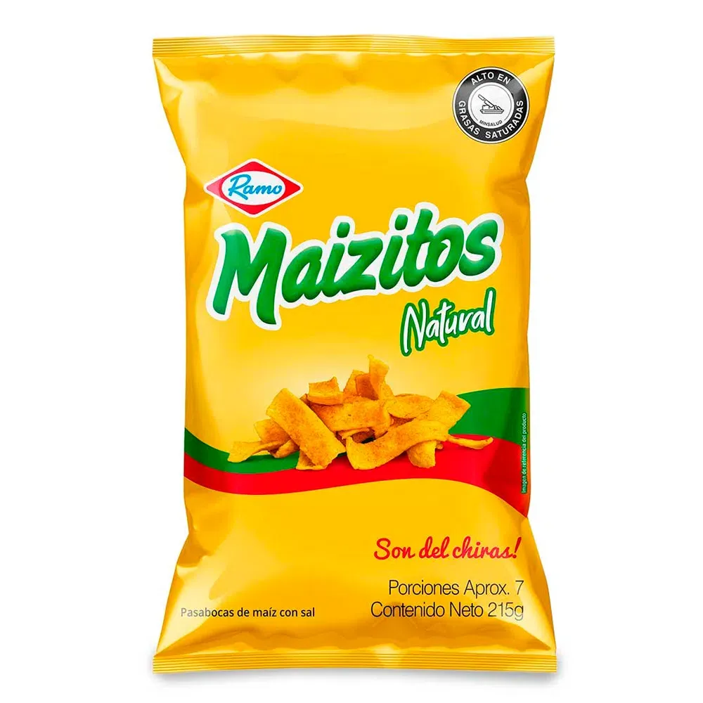 Maizitos Natural Familiar 215g Ramo