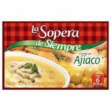 Crema La Sopera 88g  6 Porciones, Flavor: Ajiaco