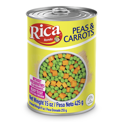 Peas &amp; Carrots 15oz Rica