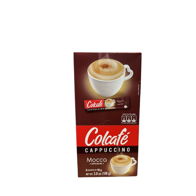 Colcafe Cappuccino 6 Sachets 108g, Flavor: Mocca