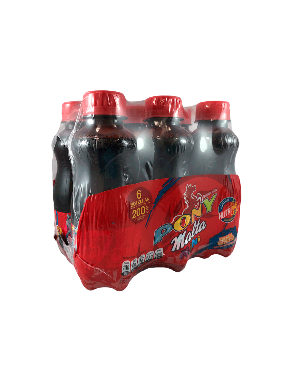 Mini Pony Malta 200ml (US), Size: 6 Pack