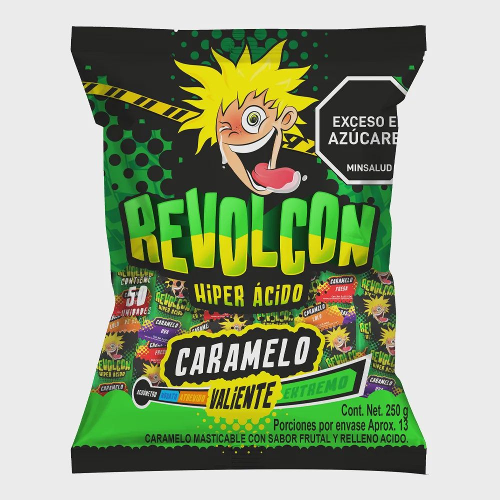 Caramelo Revolcon Hiper Acido x 50