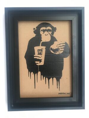 Banksy (d'après) , Monckey Mc Do
