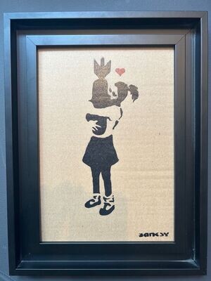 Banksy (d'après), Girl with bomb