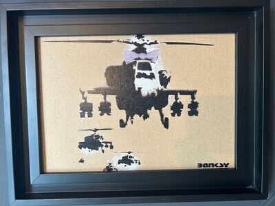 Banksy (d'après), helicopter Gift