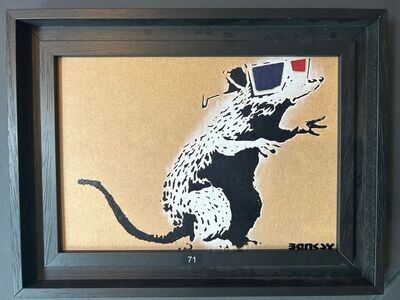Banksy (d'après), 3D rat