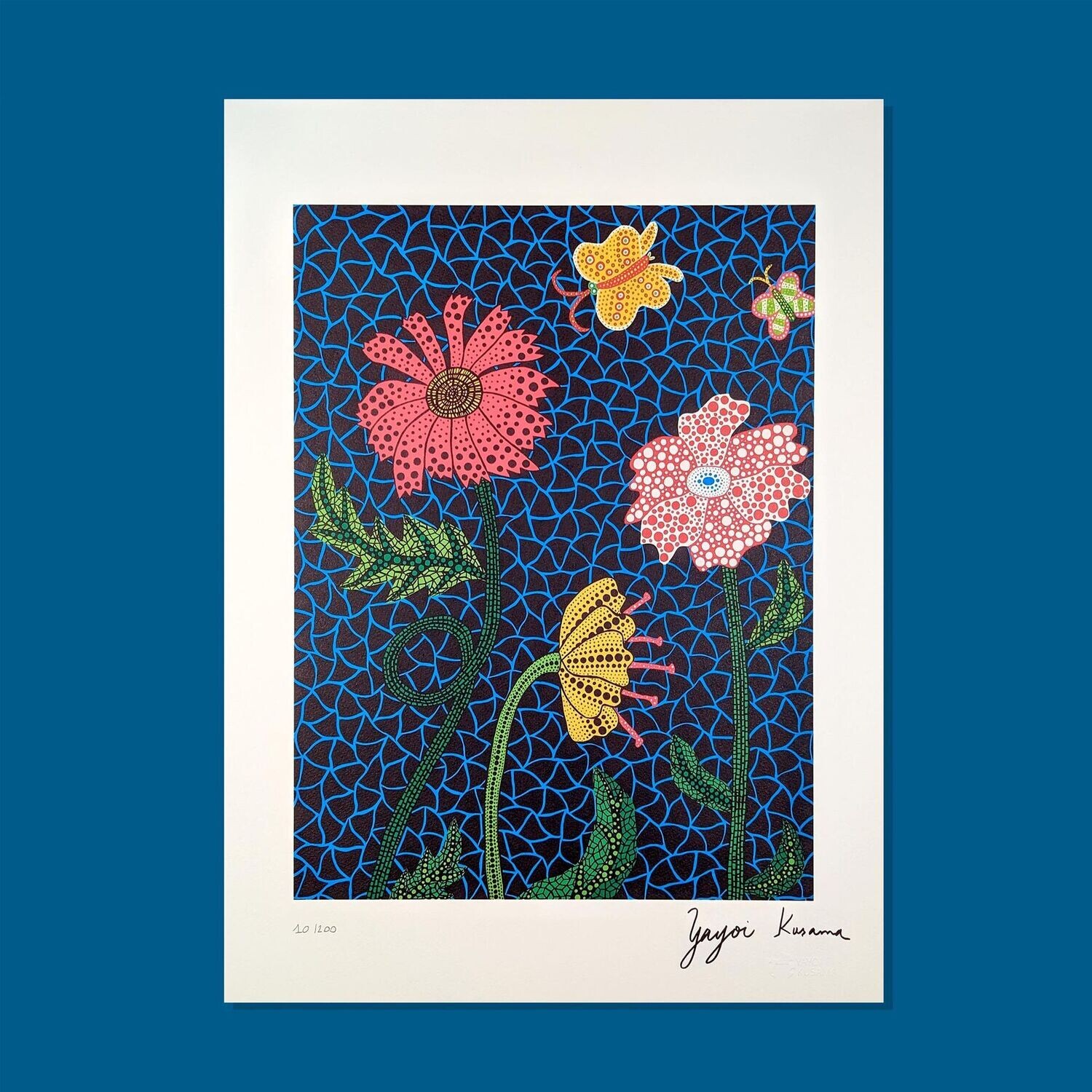 Yayoi KUSAMA, lithographie flowers