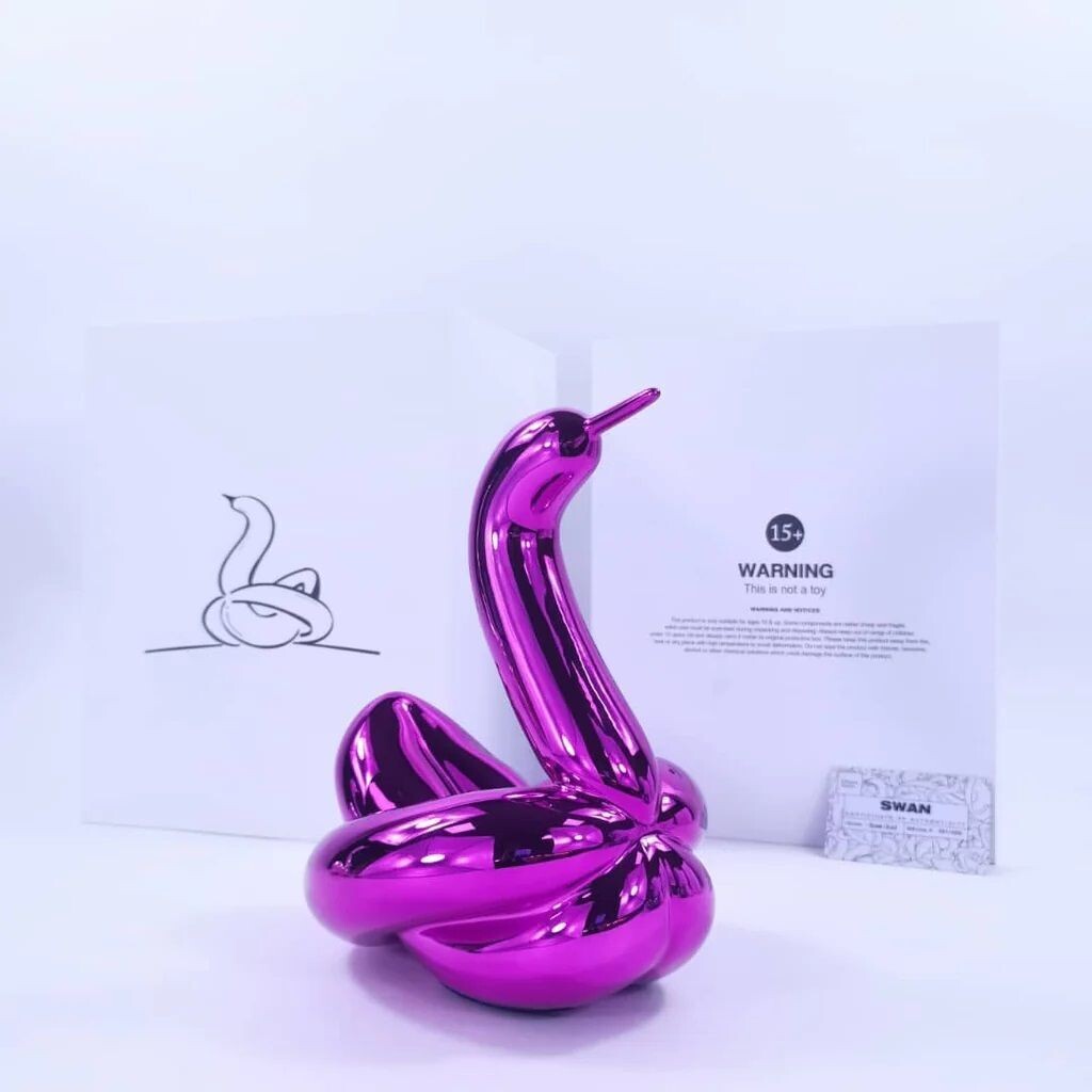 EDITIONS STUDIO, balloon swan magenta