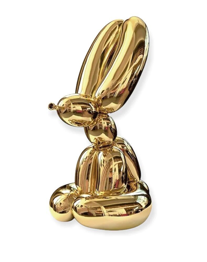 EDITIONS STUDIO, balloon rabbit gold
