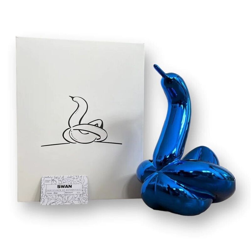 EDITIONS STUDIO, balloon swan electric blue