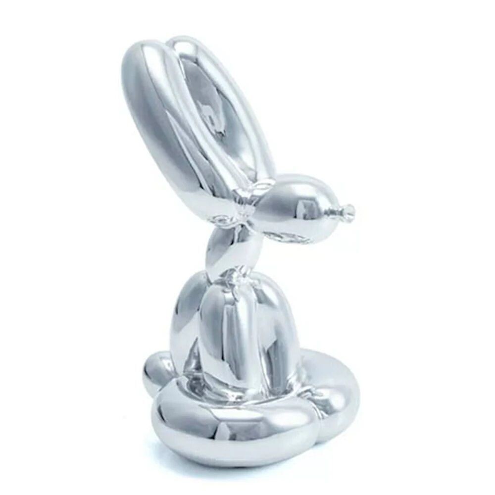EDITIONS STUDIO, balloon rabbit silver