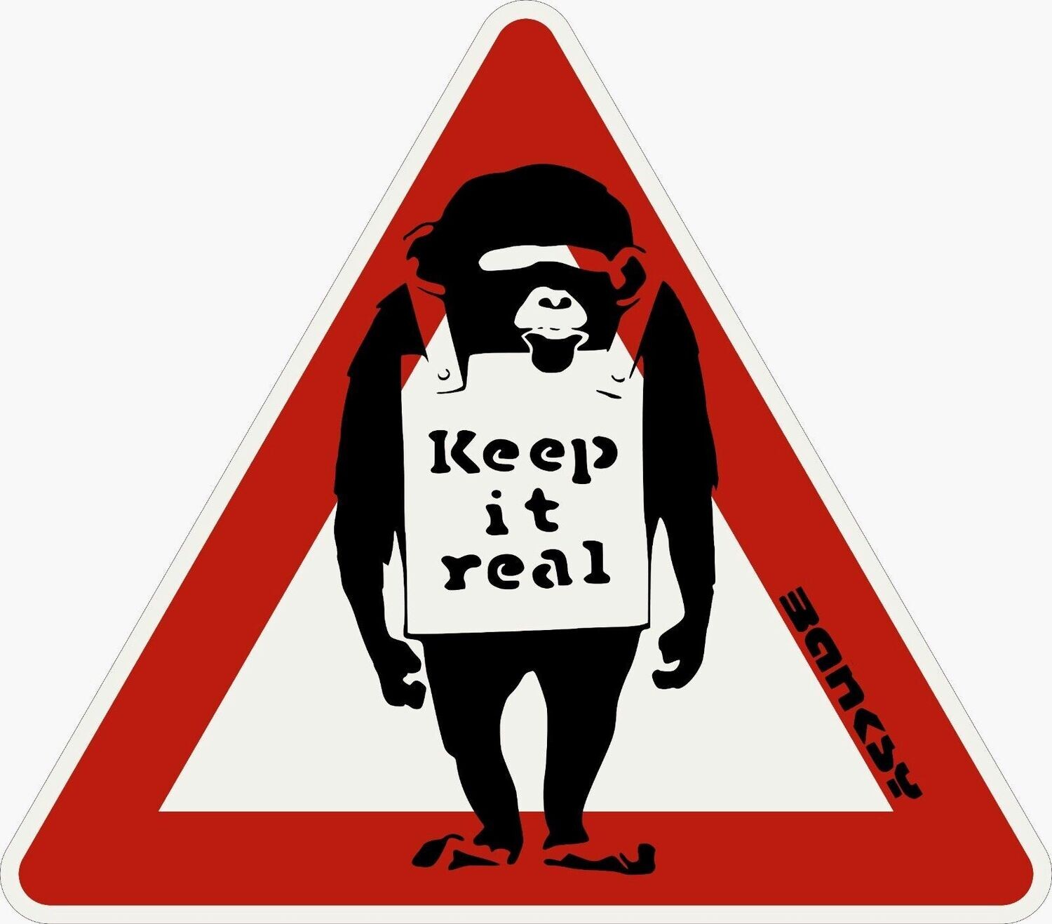 Banksy (d'après), panneau de signalisation