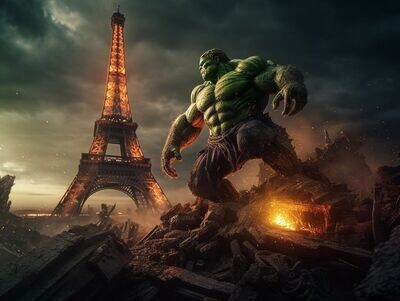 Sam COLEN, Hulk hates Paris I