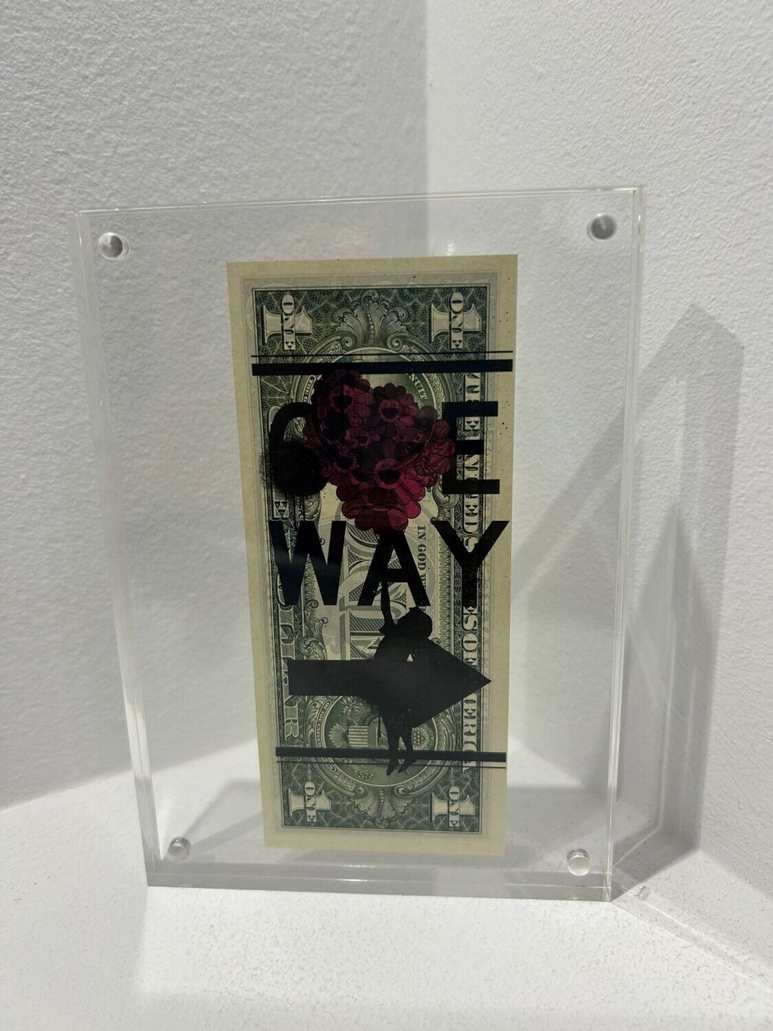 DEATH NEW YORK CITY, sérigraphie sur billet