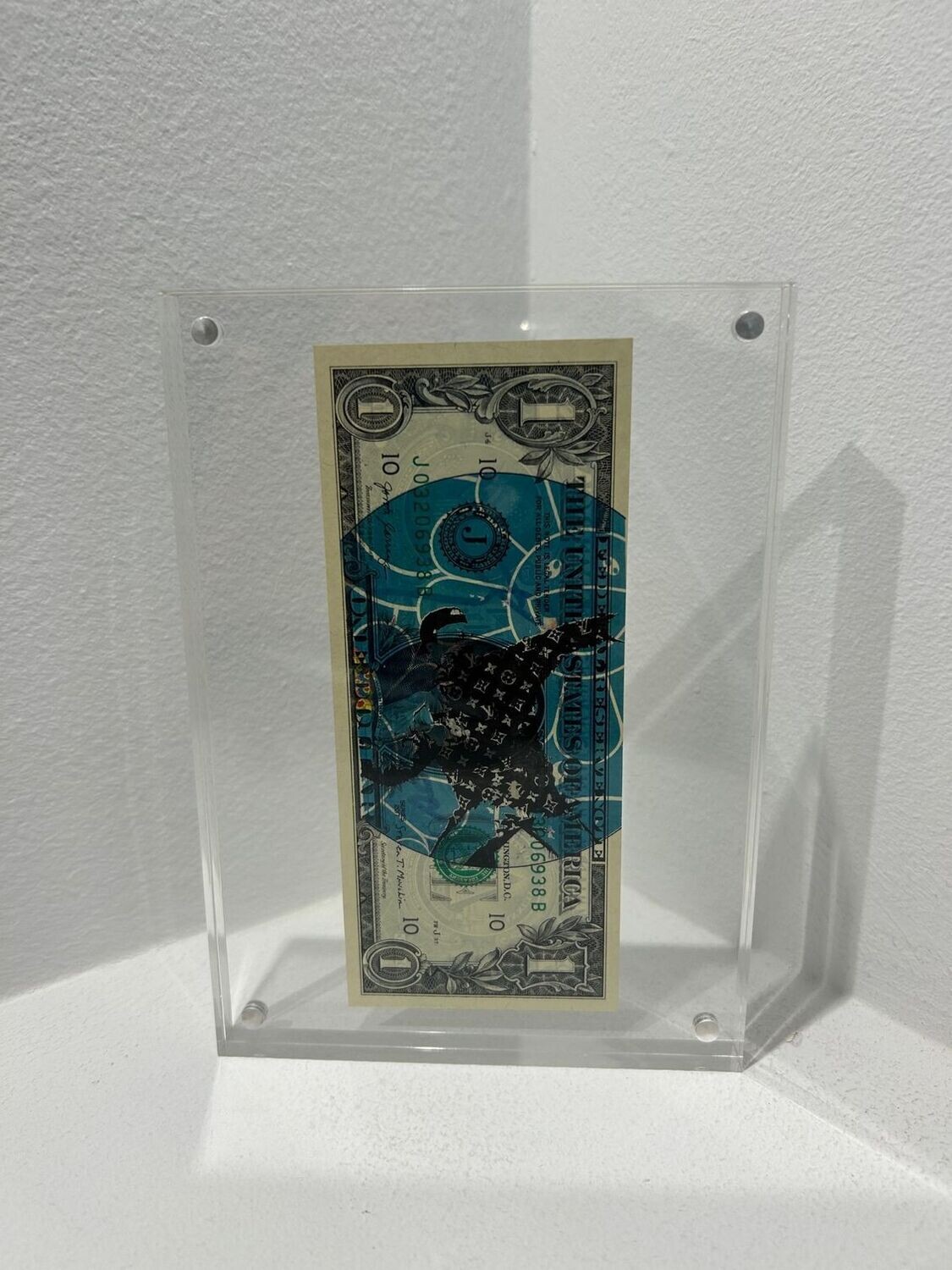DEATH NEW YORK CITY, sérigraphie sur billet