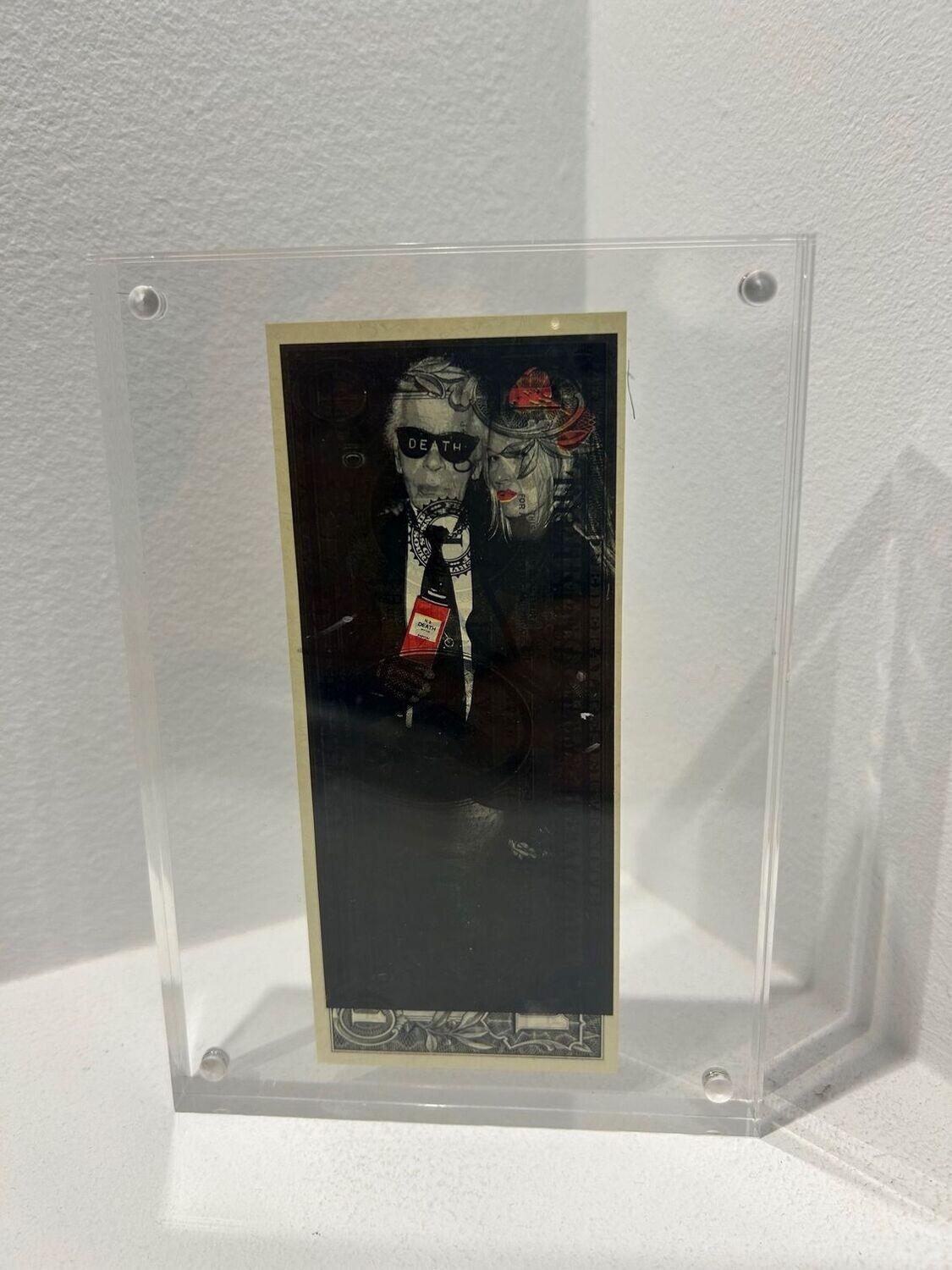 DEATH NEW YORK CITY, sérigraphie sur billet