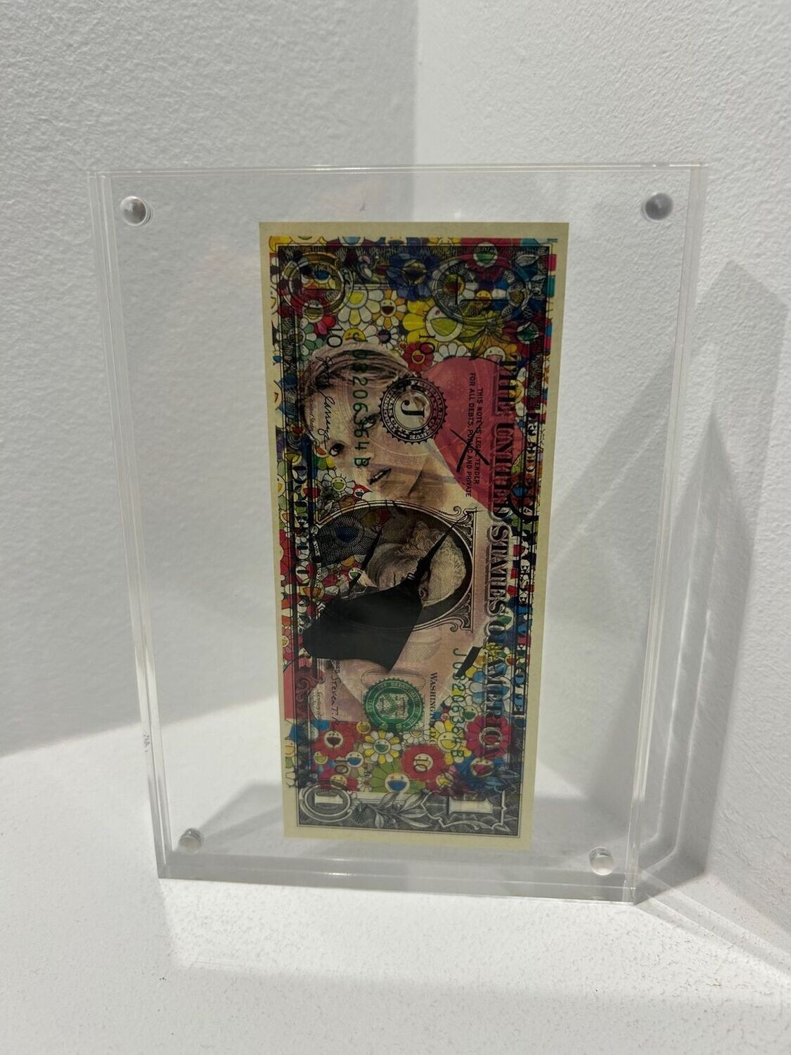 DEATH NEW YORK CITY, sérigraphie sur billet